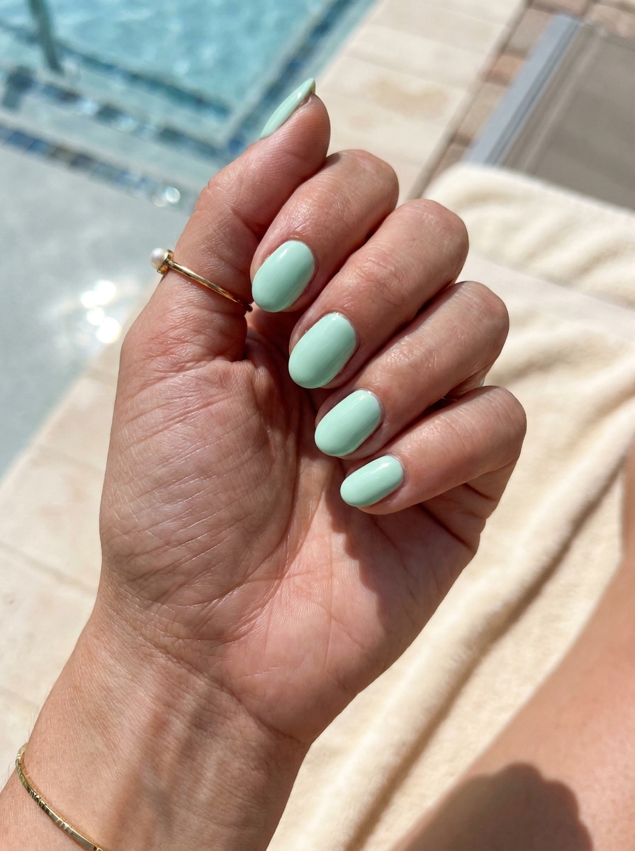 Soft Mint als Nagel Farben Sommer Inspiration 2026